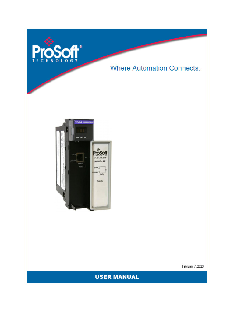 MVI56E-SIE User Manual Guide | PDF | Computing | Computer Engineering