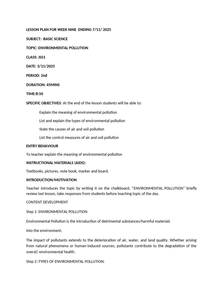 Environmental pollution | PDF | Air Pollution | Exhaust Gas