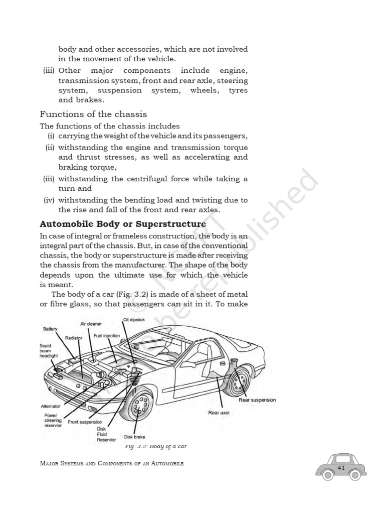 Key Components of Automobile Systems | PDF | Internal Combustion Engine ...