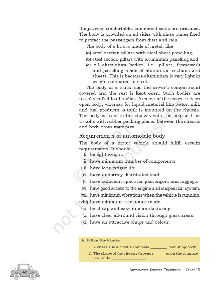 Automotive Body and Engine Fundamentals | PDF | Internal Combustion ...