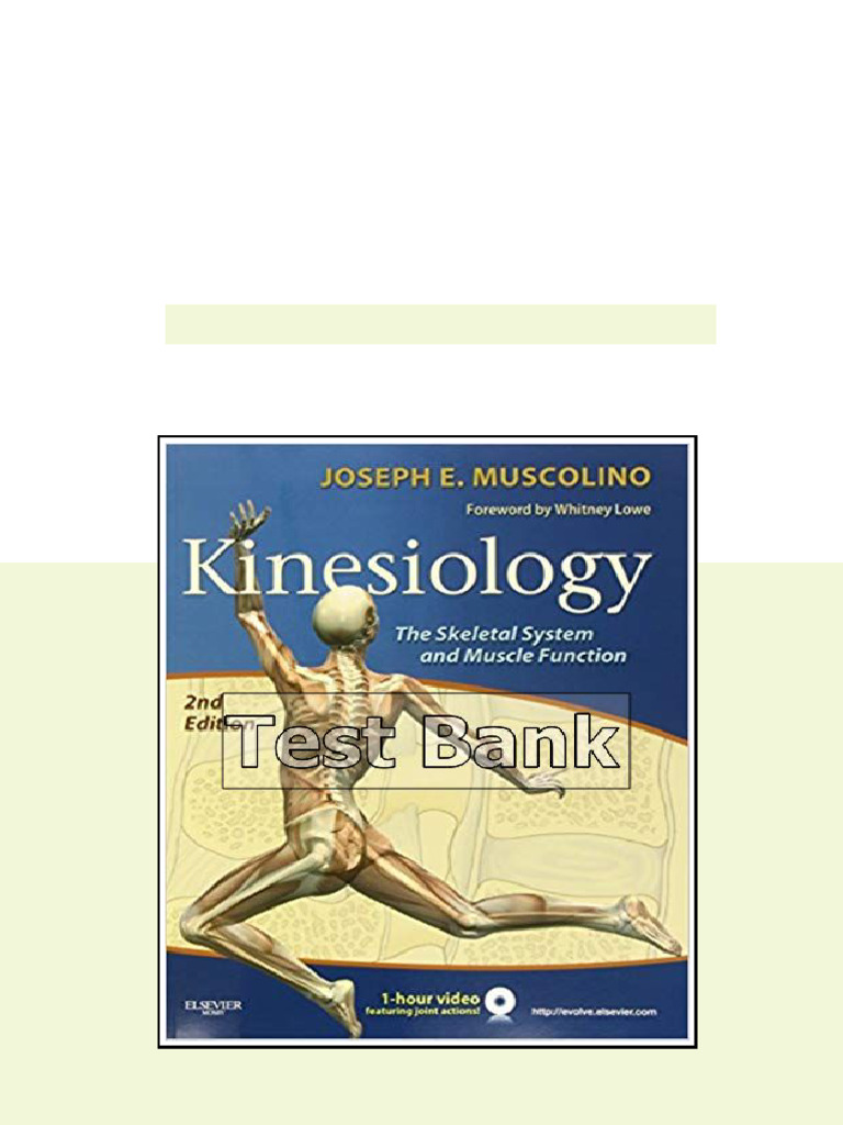Kinesiology The Skeletal System and Muscle Function 2nd Edition ...