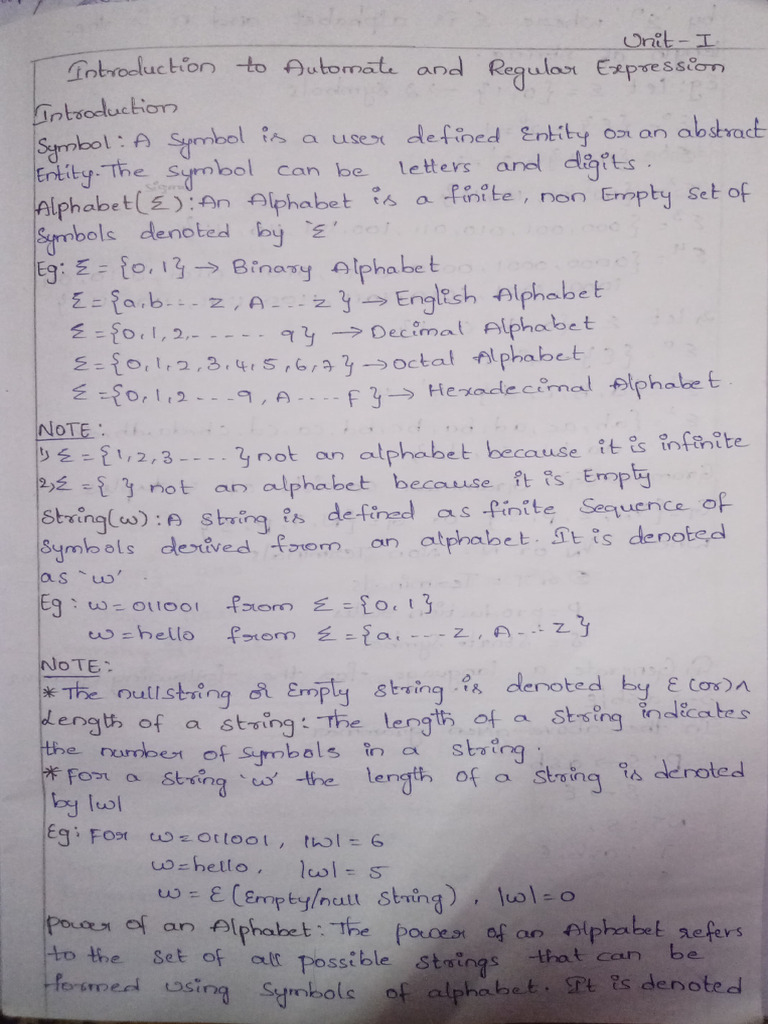 ATCD UNIT-1 | PDF