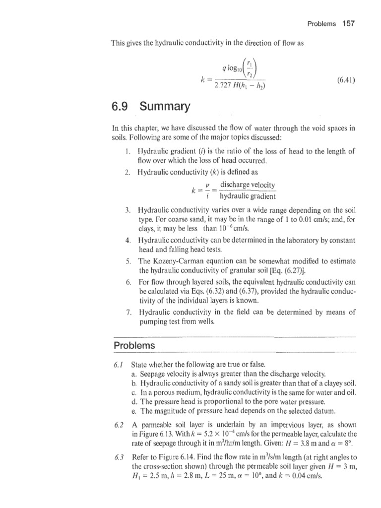 Hydraulic Conductivity in Soils Explained | PDF | Soil Mechanics ...