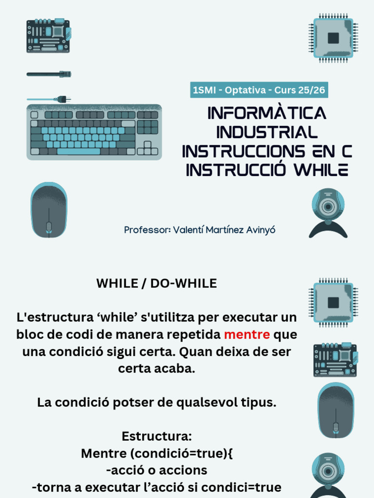 9 Instruccions en C WHILE | PDF