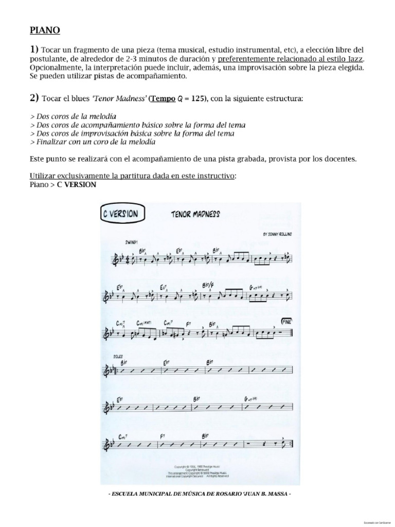 Piano | PDF