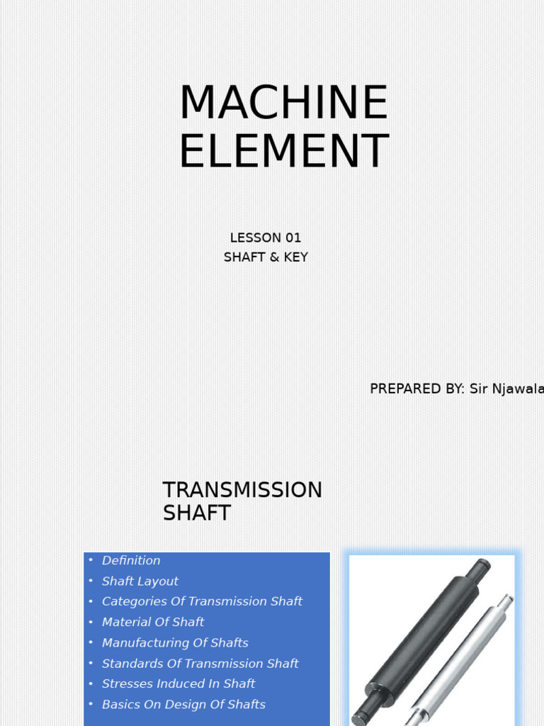 Transmission Shaft Design Basics | PDF | Bending | Stress (Mechanics)