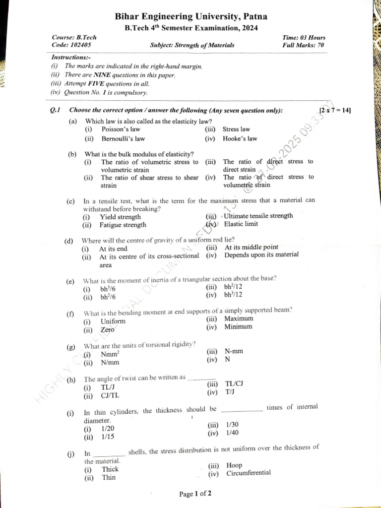 4th Sem End Sem Pyq | PDF