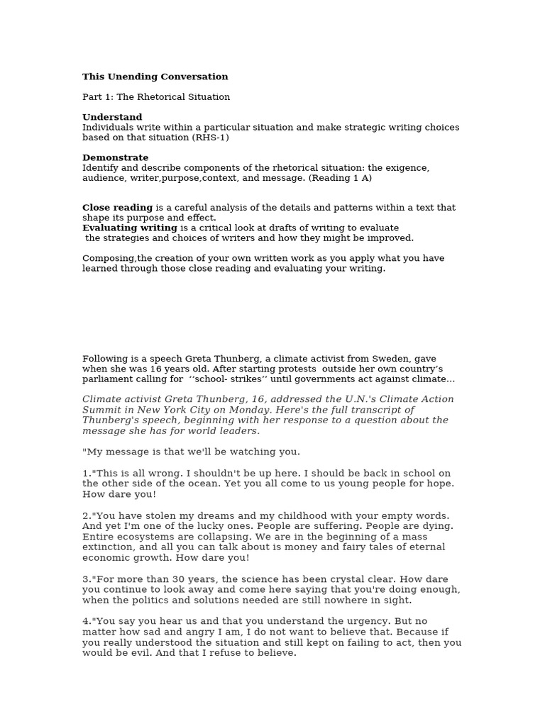 Climate activist Greta Thunberg | PDF | Climate Change | Earth Sciences