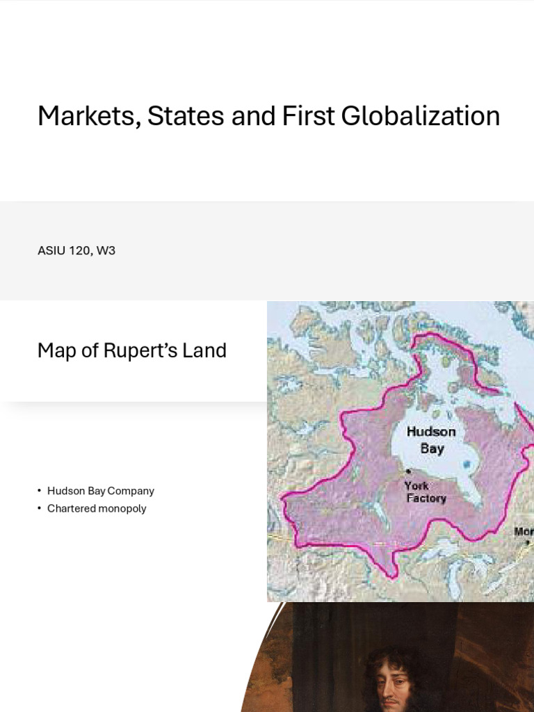 ASIU 120 Markets, States and First Globalization | PDF