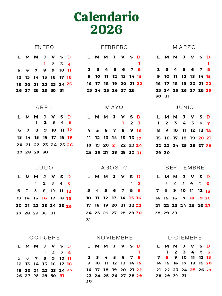 Calendario 2026 y 2027 con Planner | PDF