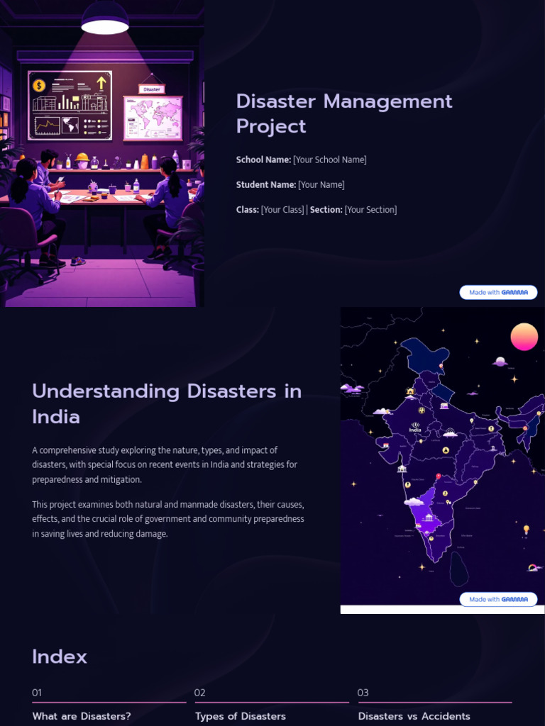 Disaster Management in India: A Study | PDF | Natural Disasters ...