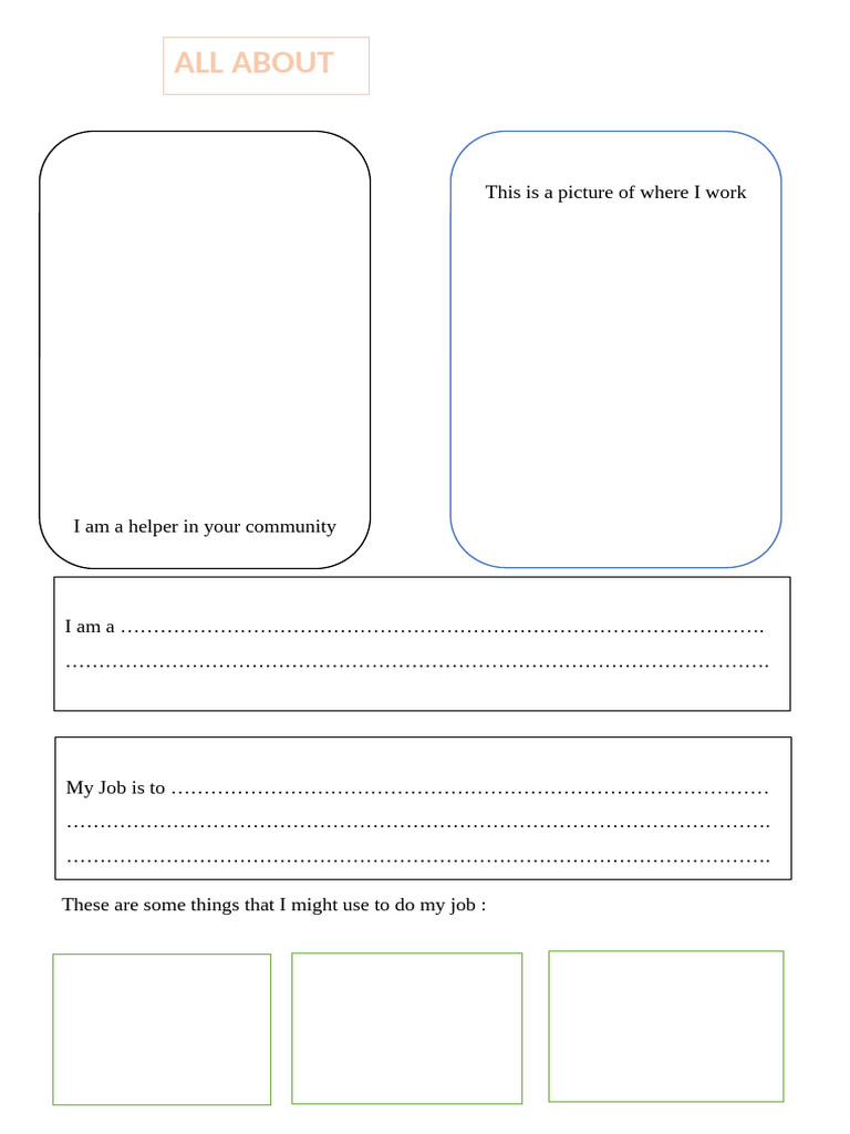 COmmunity Helper | PDF