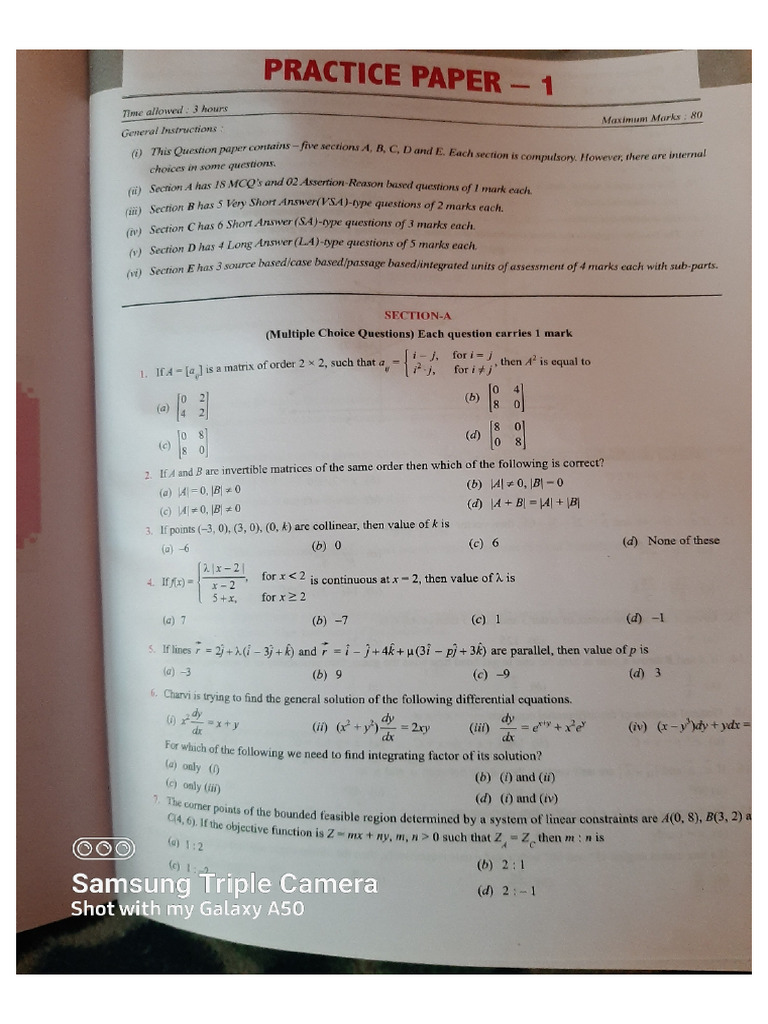 Together With Practice Paper | PDF