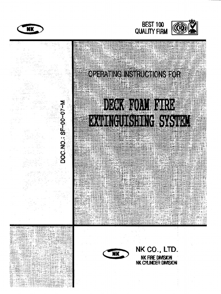 88. Fixed Foam System Manual | PDF