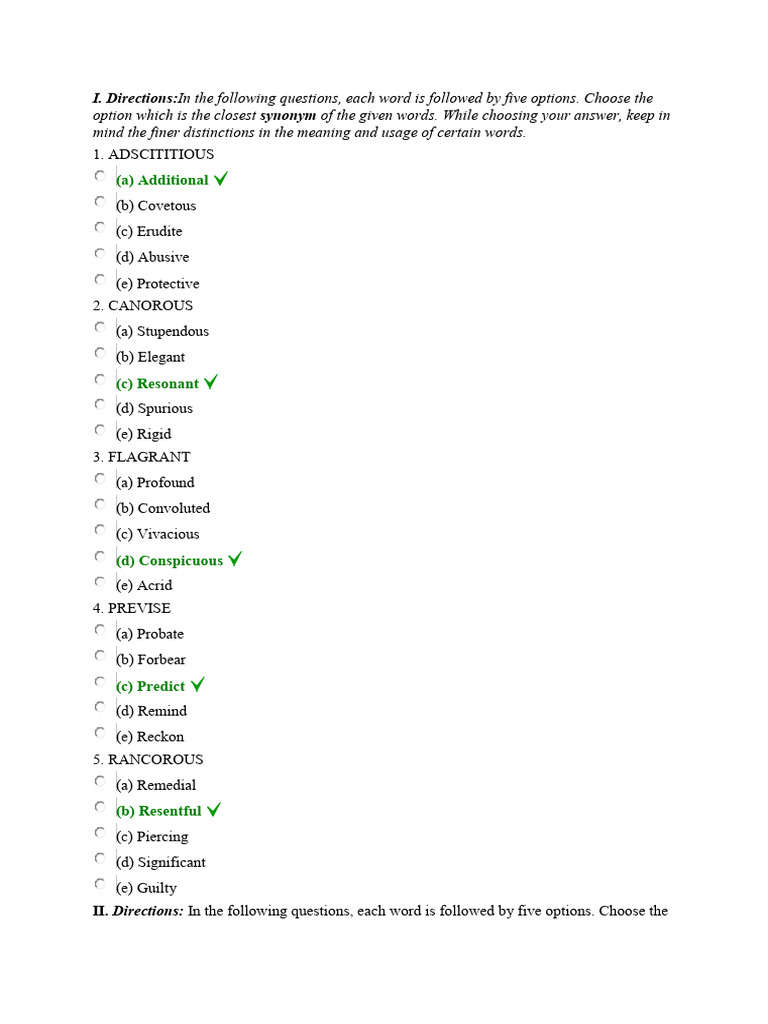 Synonym and Antonym Exercises | PDF | Moon | Climate Change