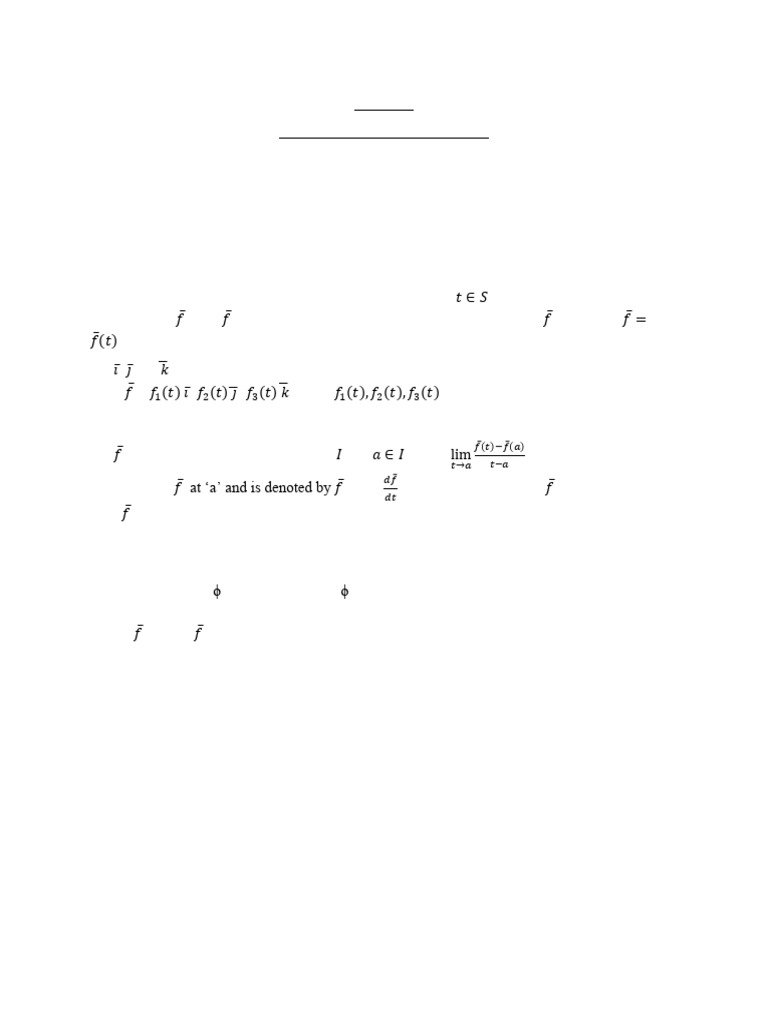 Vector Differentiation Concepts Explained | PDF | Divergence | Mechanics