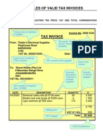 Examples of Valid Tax Invoices