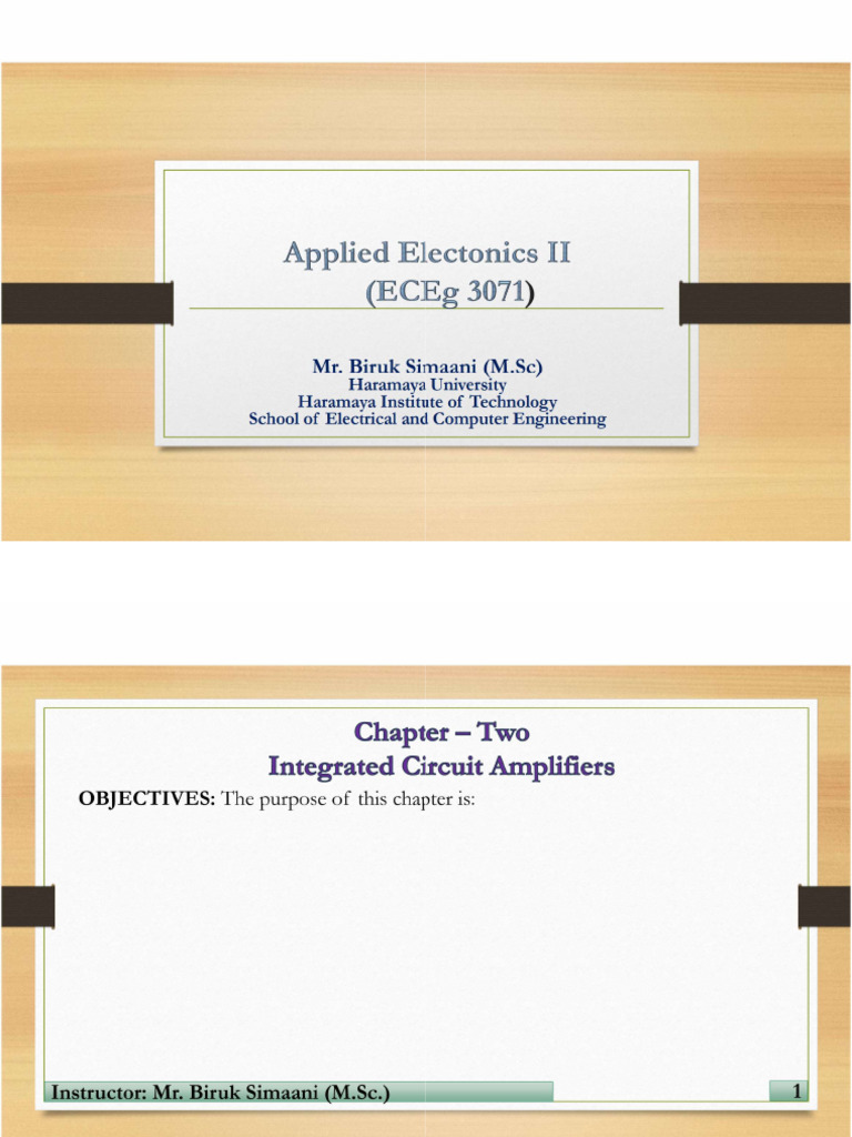 AP II Electronic Chap 2 | PDF