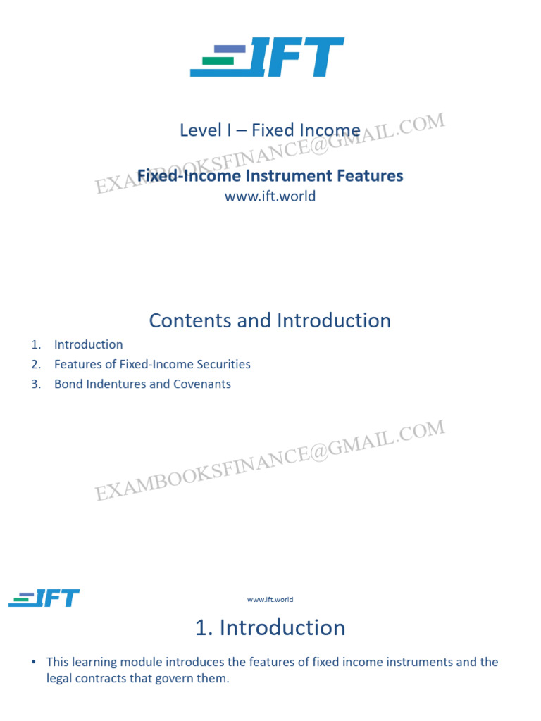Fixed Income Securities Overview | PDF | Bonds (Finance) | Fixed Income