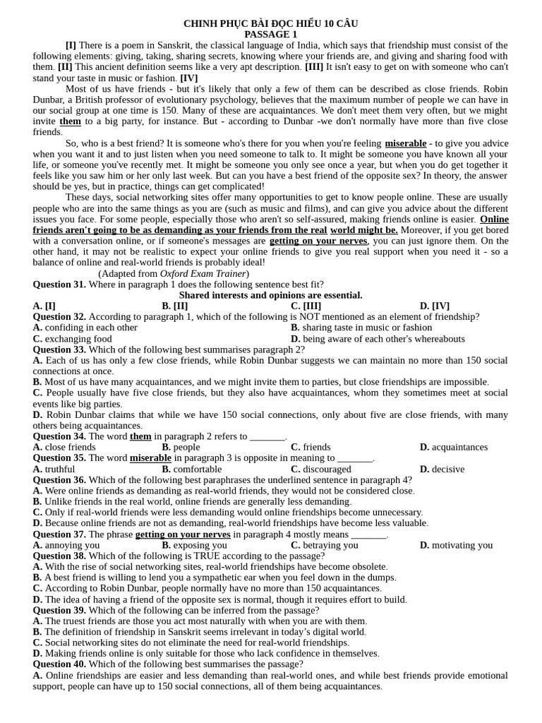 Understanding Friendship Dynamics | PDF