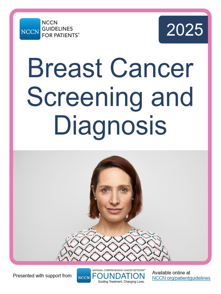 2025 NCCN Breast Cancer Guidelines | PDF | Mammography | Breast Cancer