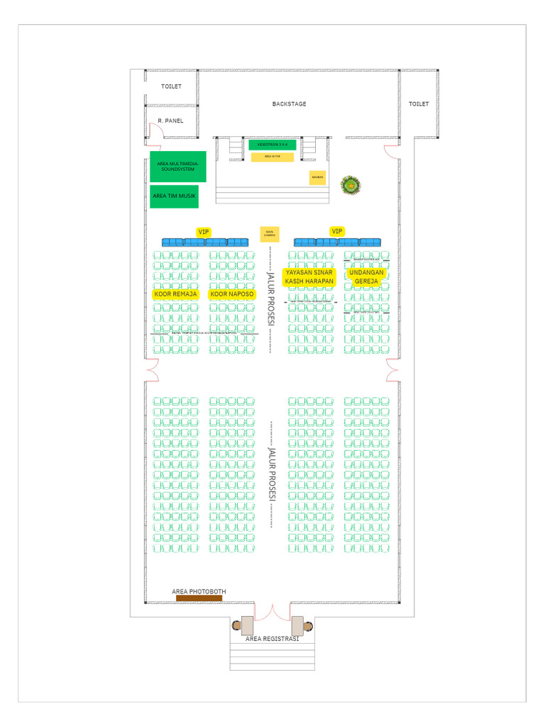 Denah GSG Model PDF | PDF