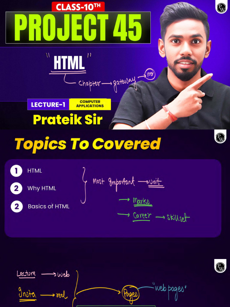HTML 01 Class Notes.pdf | PDF