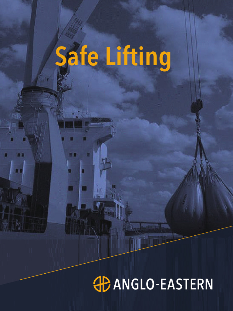 Safe Lifting Guidelines and Techniques | PDF | Piston | Crane (Machine)