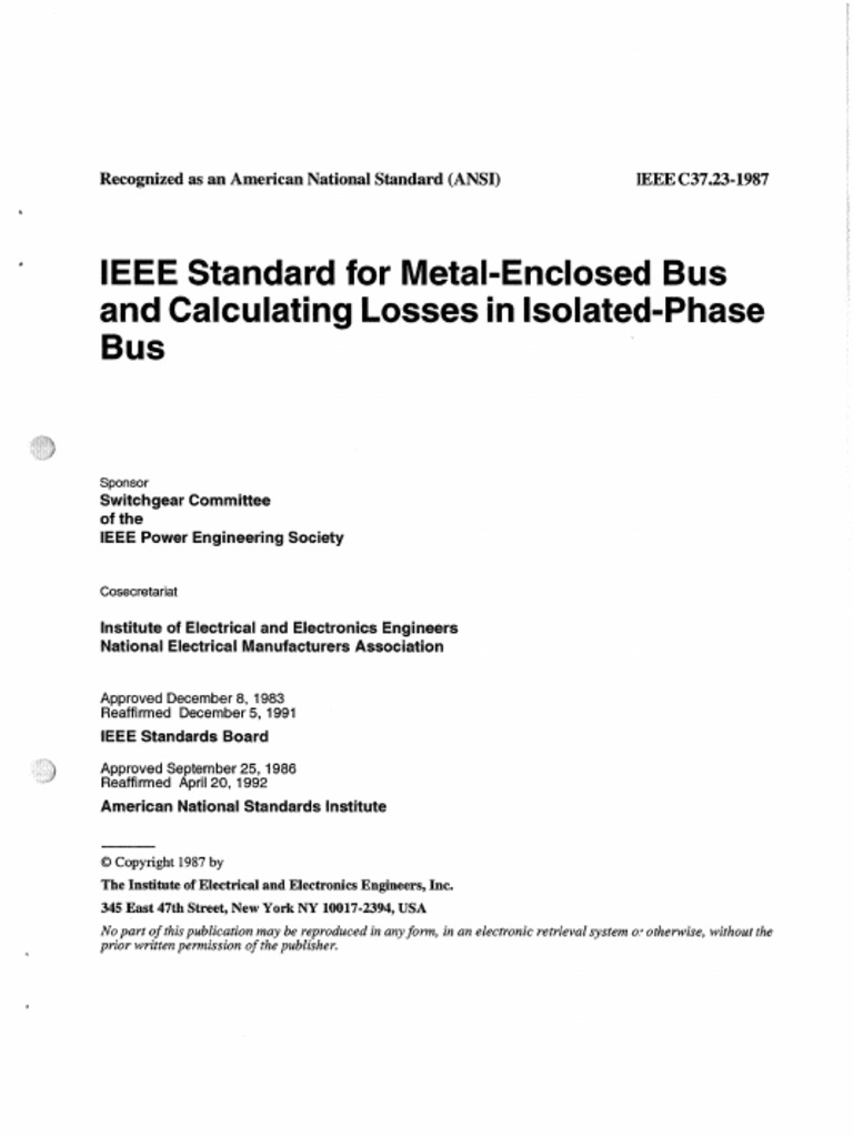 IEEE C37.23-1987 | PDF