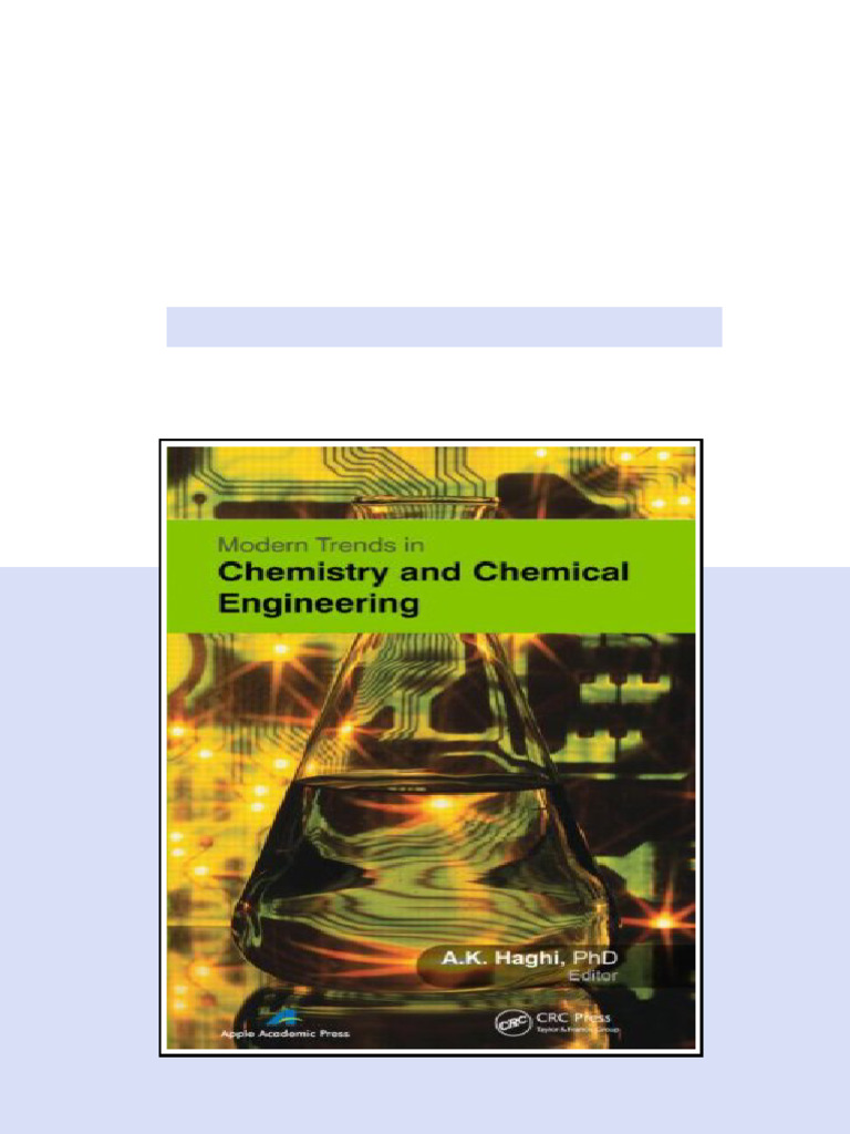 Modern Trends in Chemistry and Chemical Engineering 1st Edition A. K ...