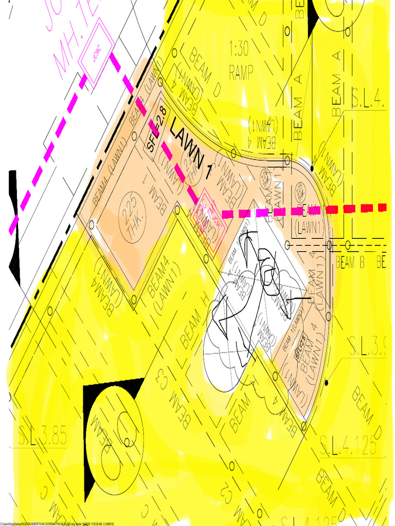 Rigid Pavement Plan Coordination 03.09.2025-Model | PDF