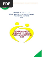 Contoh Proposal Kegiatan Reuni