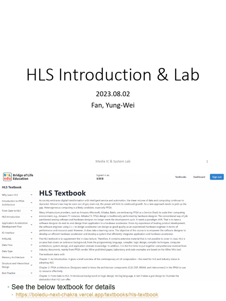 2023 HLS Introduction and Lab | PDF | Field Programmable Gate Array ...