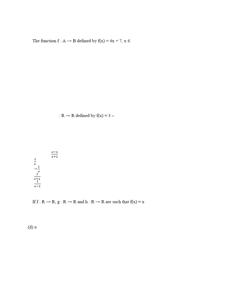 1760744371137 Relations and Functions | PDF | Mathematical Objects ...