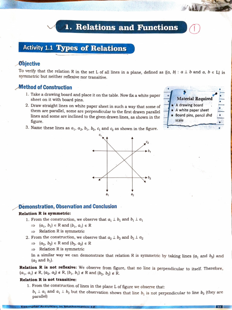 Symmetric Relations and Functions Explained | PDF | Geometry