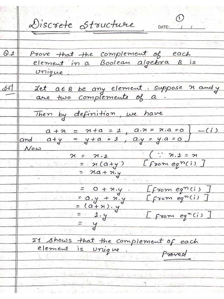 Discrete Structure | PDF