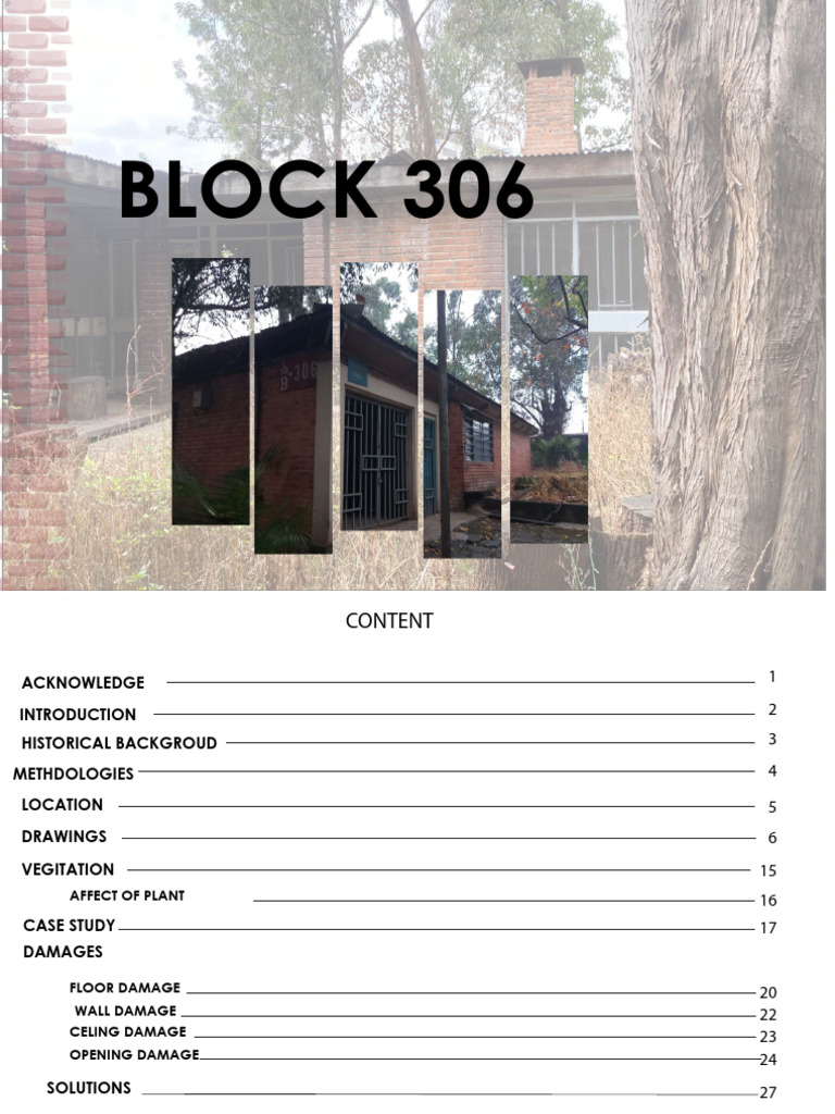 Block 306 Architectural Analysis | PDF | Foundation (Engineering) | Wall