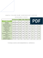 Convention Center Matrix