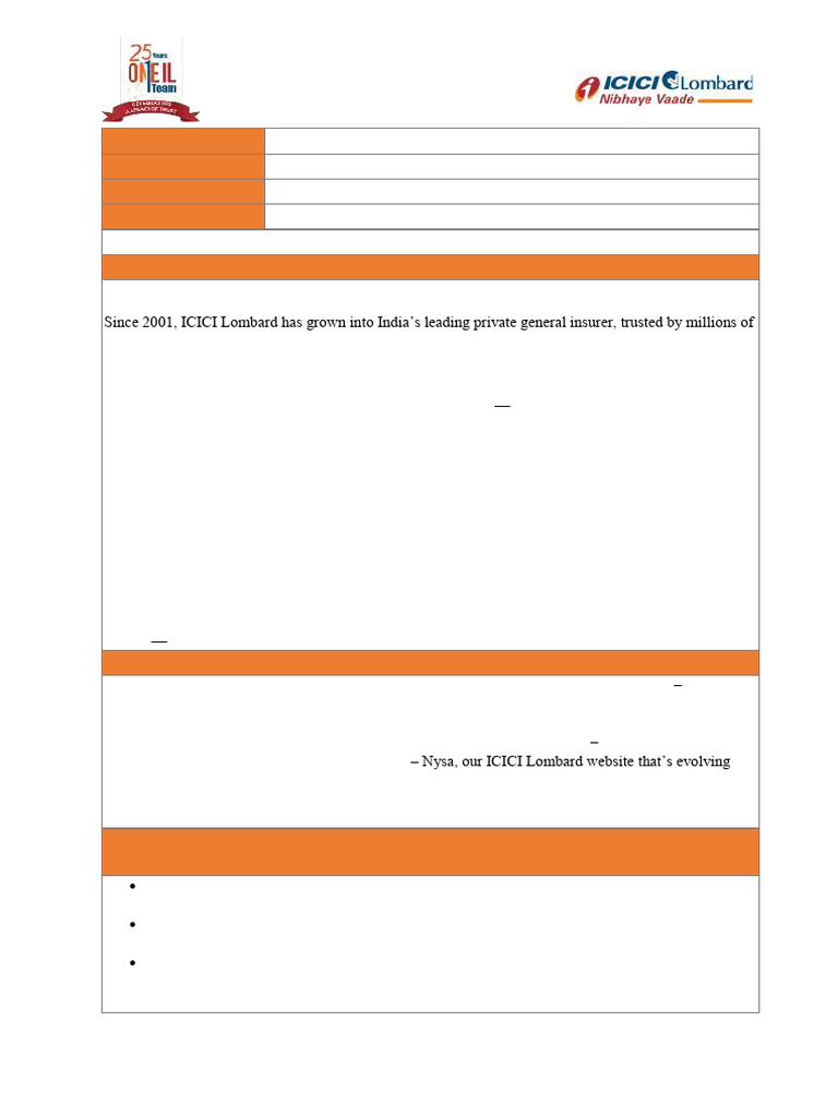 Trainee Software Engineer at ICICI Lombard | PDF | Computing | Software ...