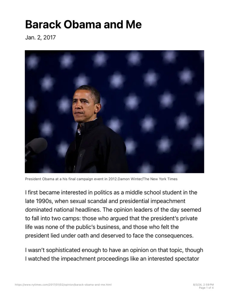 Finding Hope in Obama's Legacy | PDF | Bill Clinton | American Government
