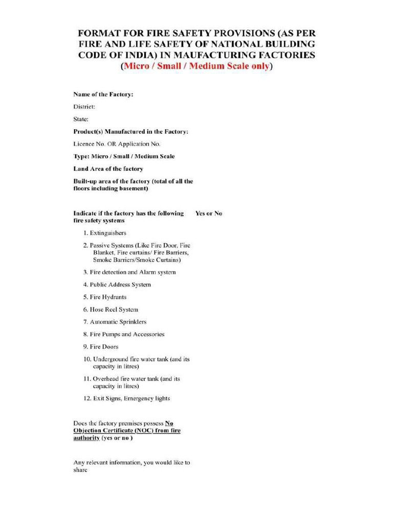 Fire Safety | PDF