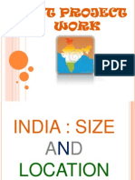 SST Project On India Size and Location