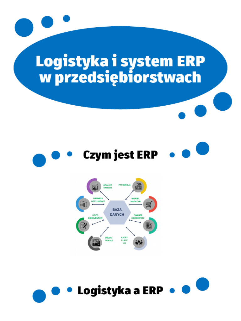 Logistyka i System ERP | PDF