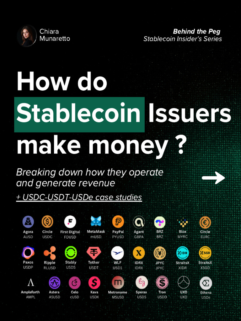 Read About Stablecoin Issuers Revenue Models | PDF | Banks | Money