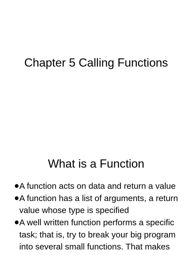 CSIT_2100_Chap5 | PDF | Variable (Computer Science) | Parameter ...
