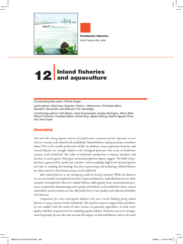 Inland Fisheries and Aquaculture Insights | PDF | Fishery | Aquaculture