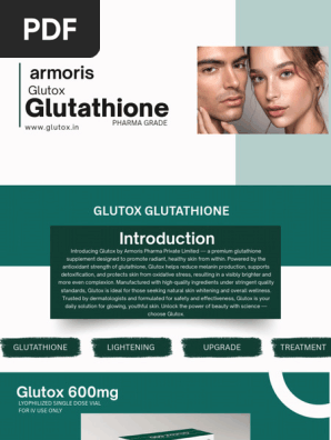 illuminax glutathione Premium Glutathione Supplement Glutox | PDF | Intravenous Therapy