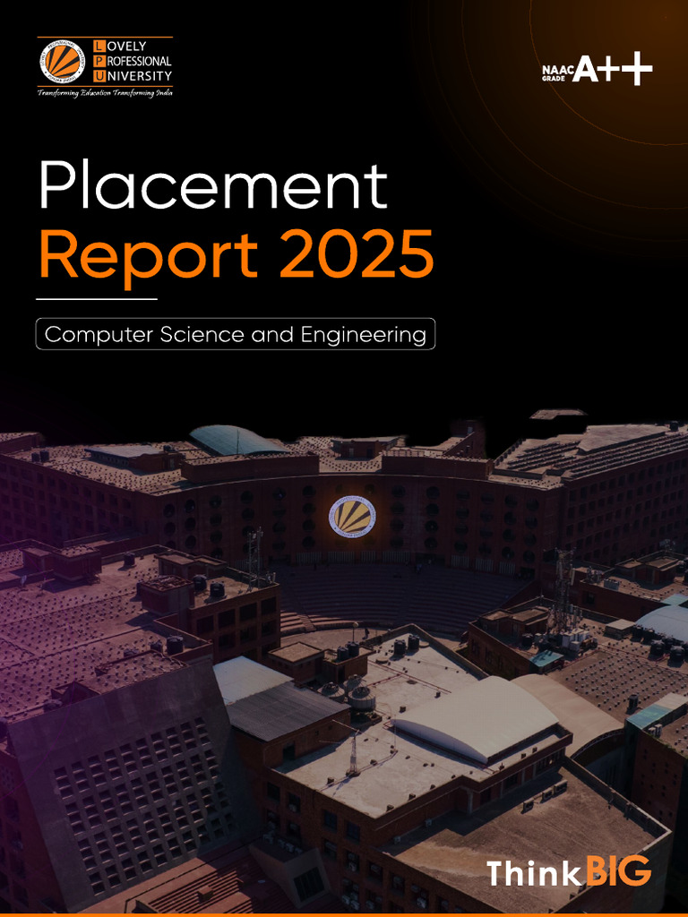 LPU Computer Science Placement Report 2025 | PDF | Artificial ...
