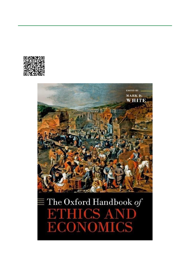 The Oxford Handbook of Ethics and Economics 1st Edition ISBN ...