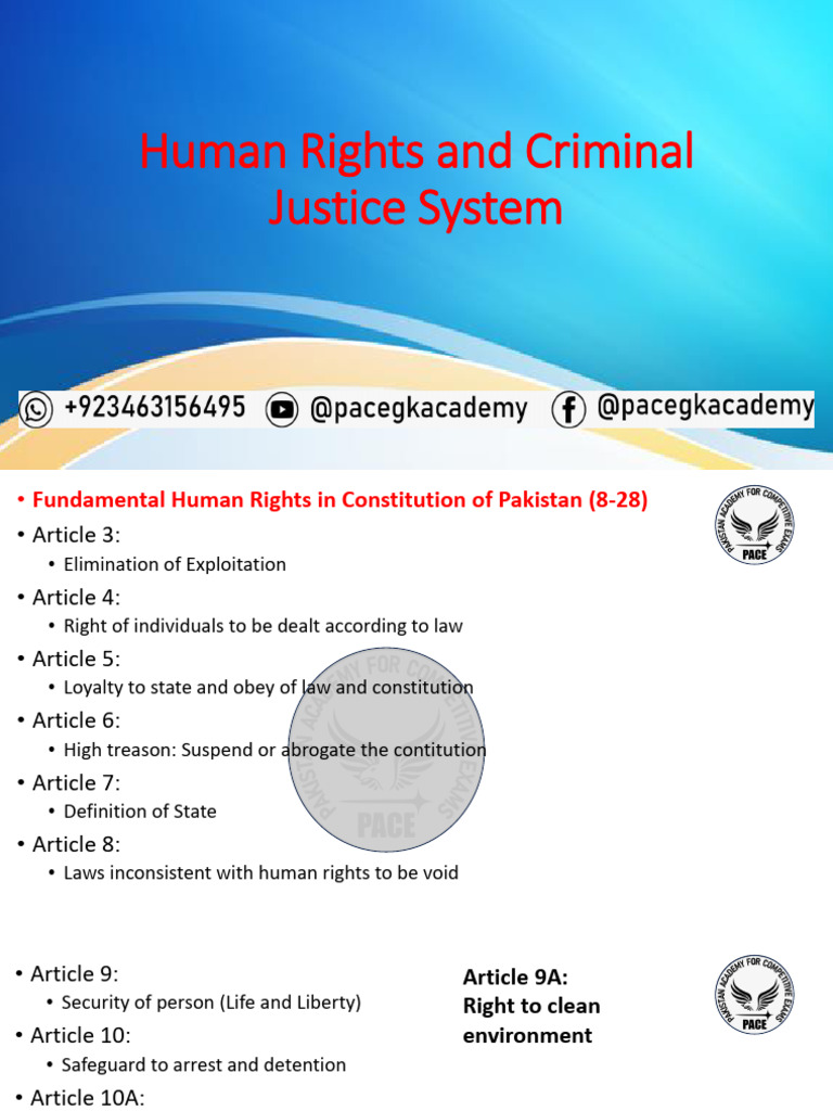 Human Rights in Pakistan's Justice System | PDF | Certiorari | Writ